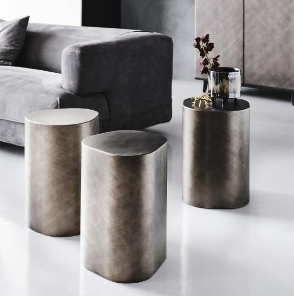 Cattelan Italia Журнальный столик Pancho 3 bronze от Cattelan Italia — в интерьере