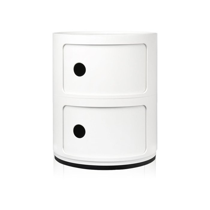Kartell Прикроватная тумбочка Componibili (2 секции) white Glossy / Matt от Kartell
