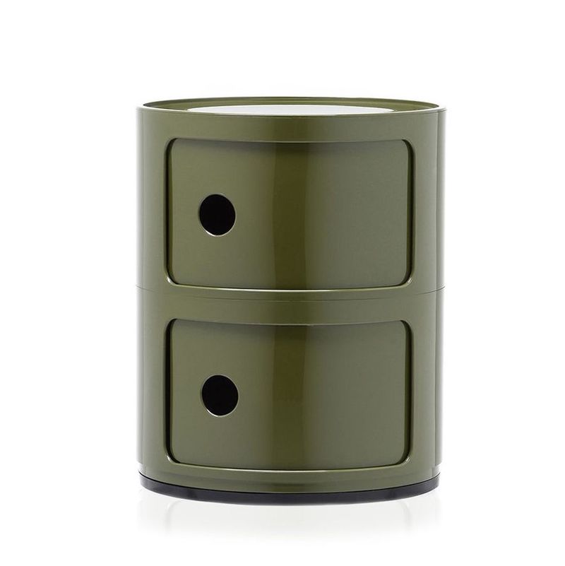Kartell Прикроватная тумбочка Componibili (2 секции) green от Kartell