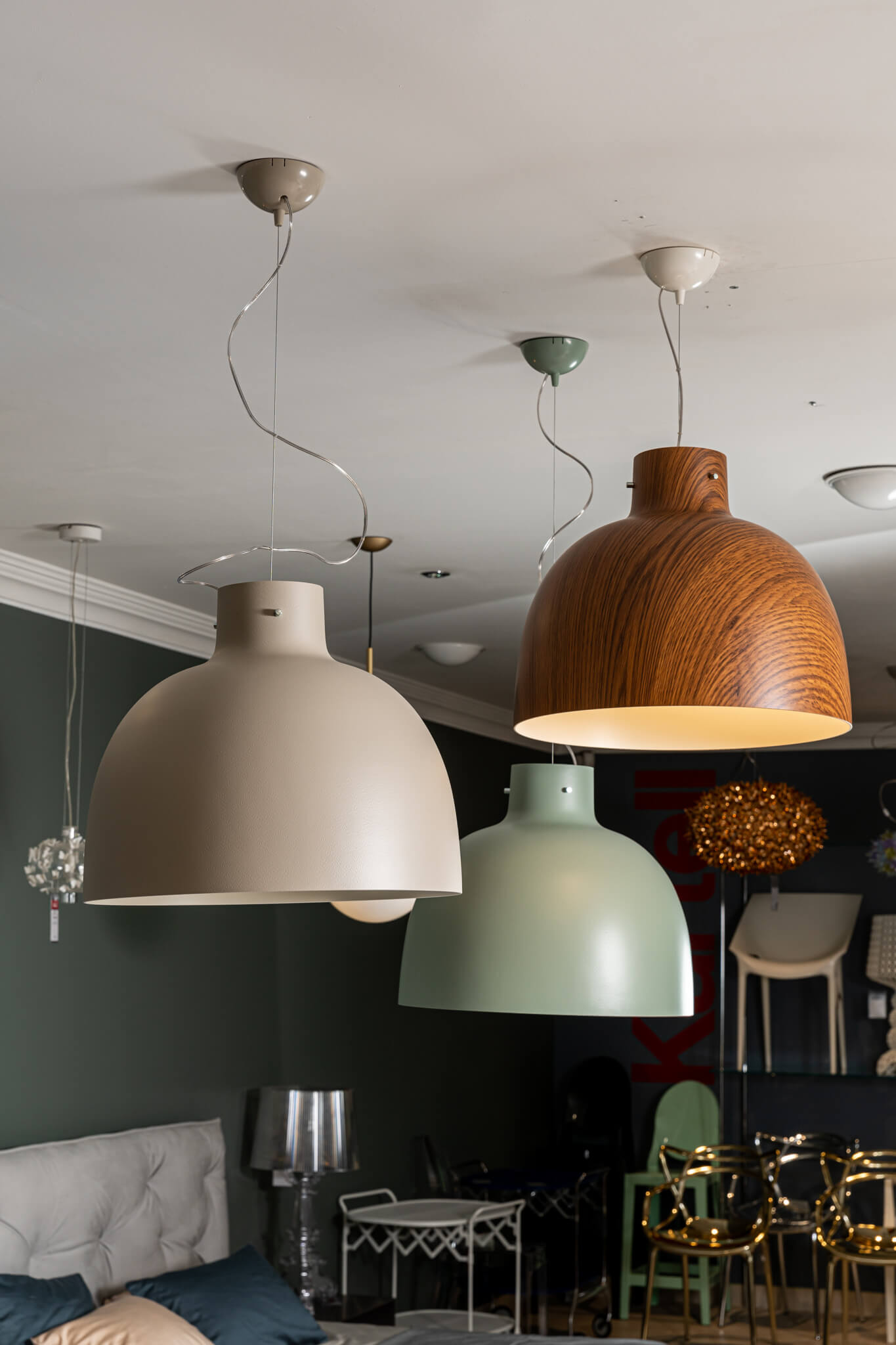 Kartell Подвесной светильник Bellissima wood от Kartell — в интерьере
