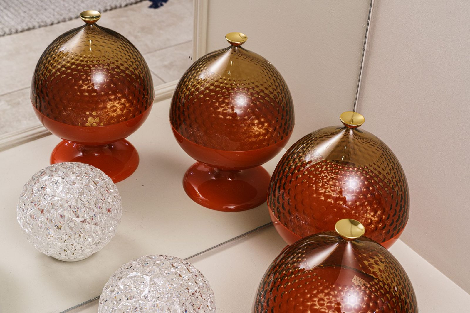 Kartell Ваза Pumo Brick/amber от Kartell — в интерьере