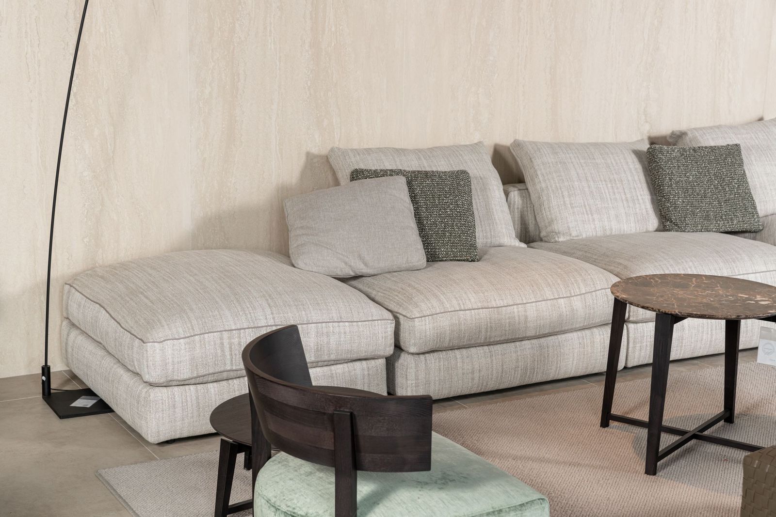 Flexform Диван угловой Harper от Flexform — в интерьере
