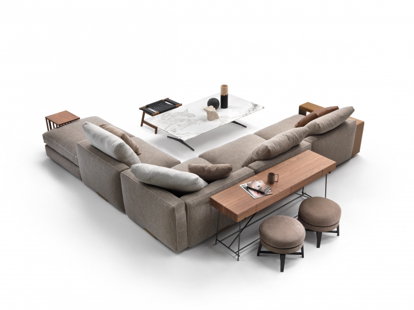 Flexform Диван угловой Harper от Flexform