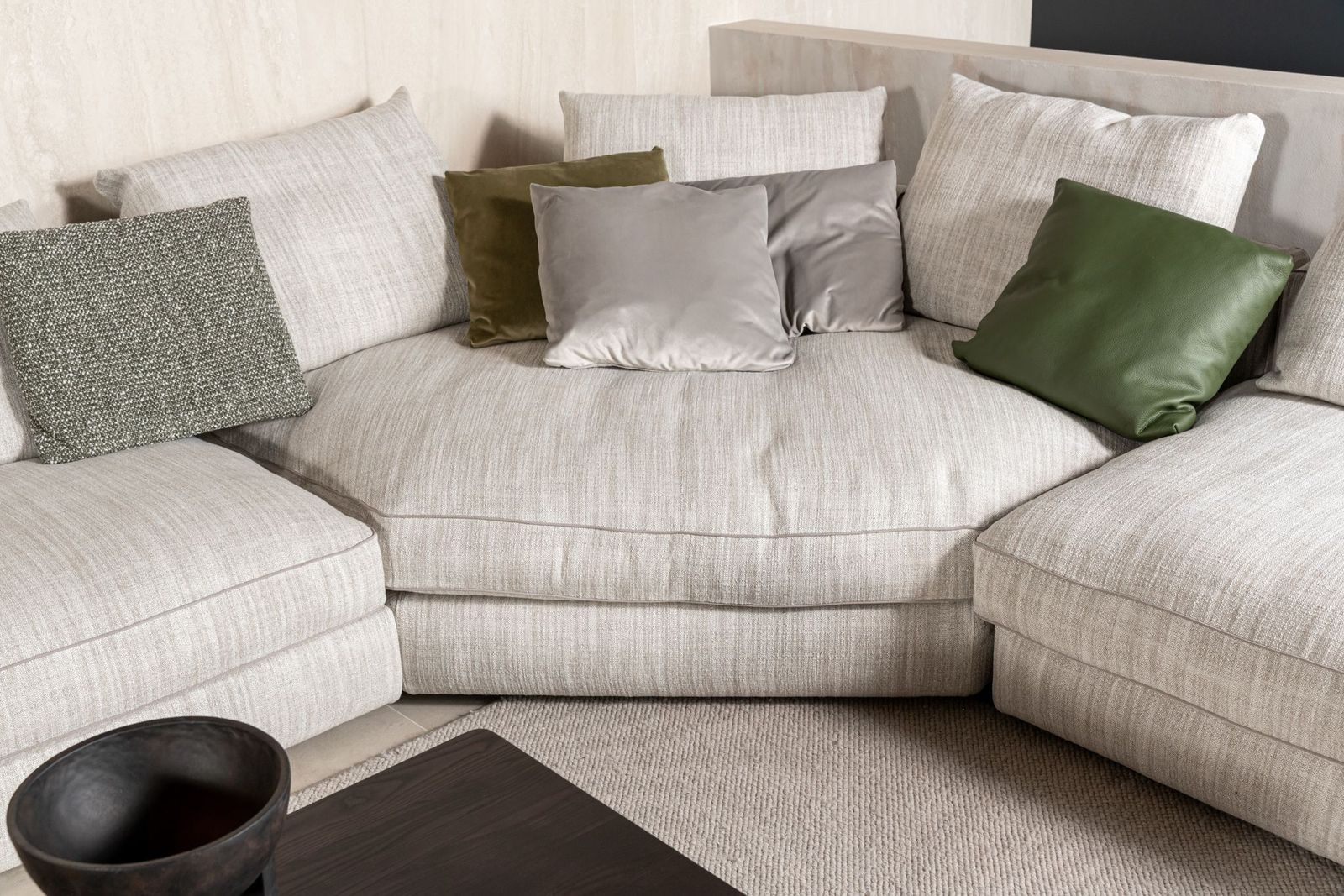 Flexform Диван угловой Harper от Flexform — в интерьере