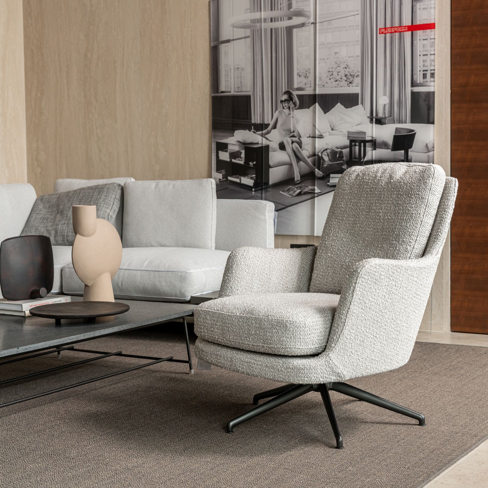 Flexform Кресло Marley от Flexform — в интерьере