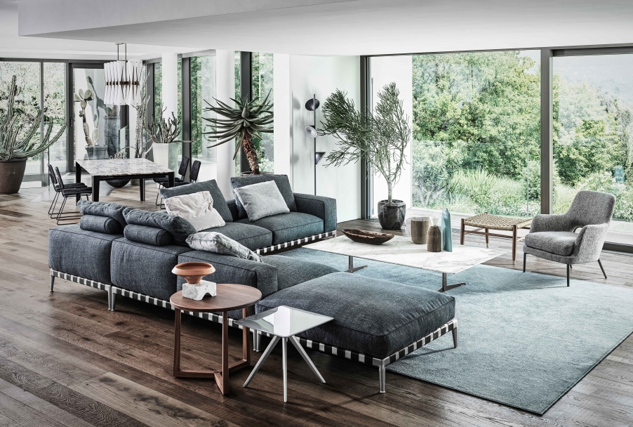 Flexform Диван Gregory от Flexform — в интерьере