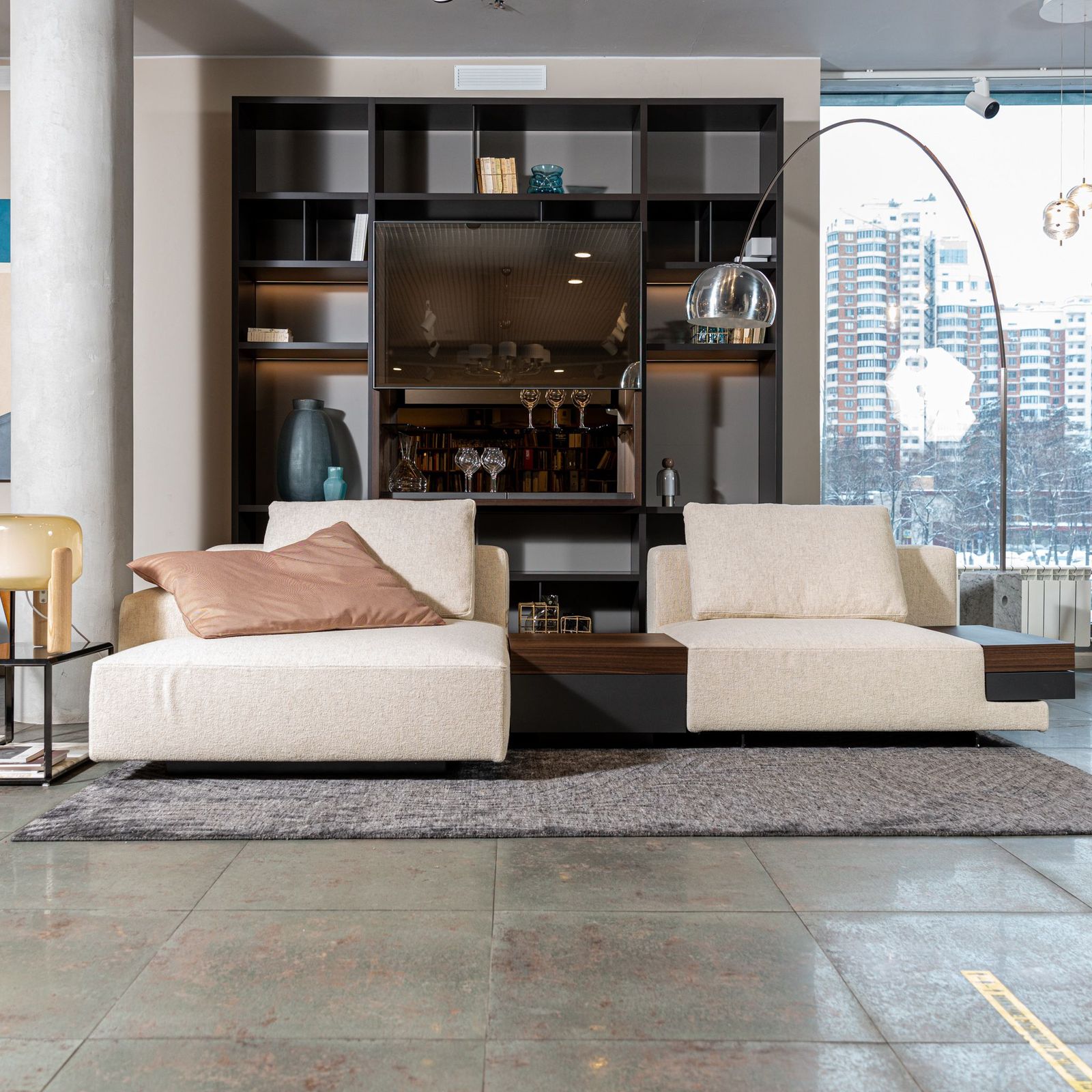 Molteni&C Диван Marteen от Molteni & C — в интерьере