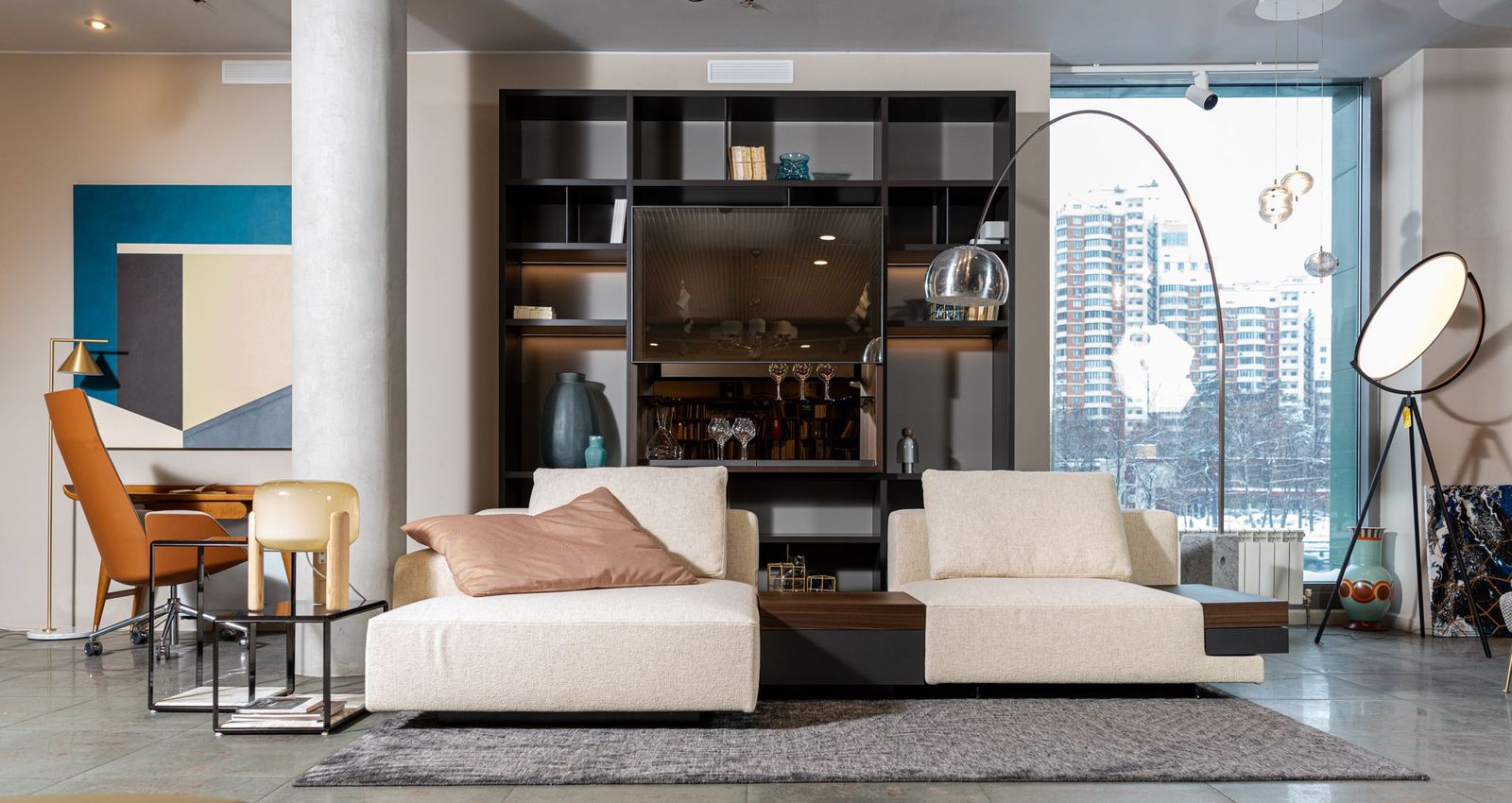 Molteni&C Диван Marteen от Molteni & C — в интерьере