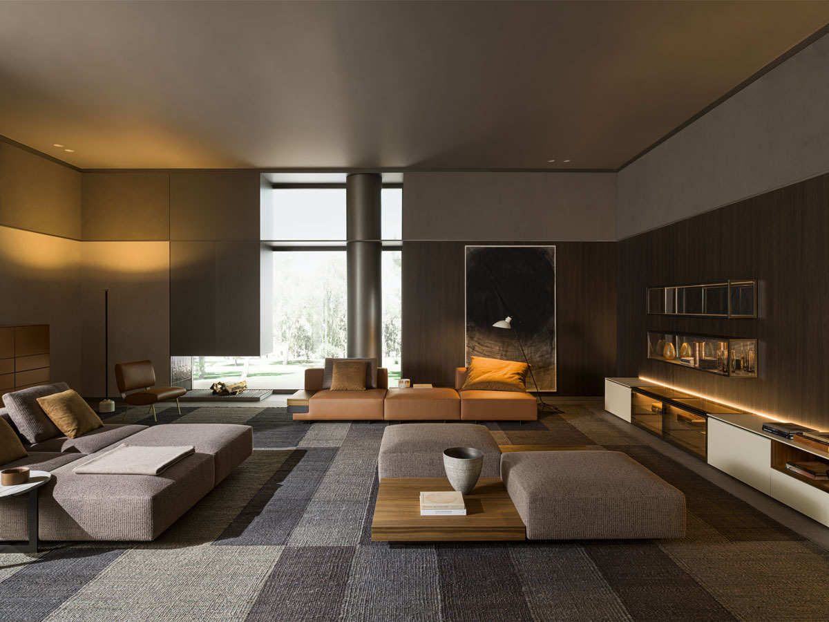 Molteni&C Диван Marteen от Molteni & C — в интерьере