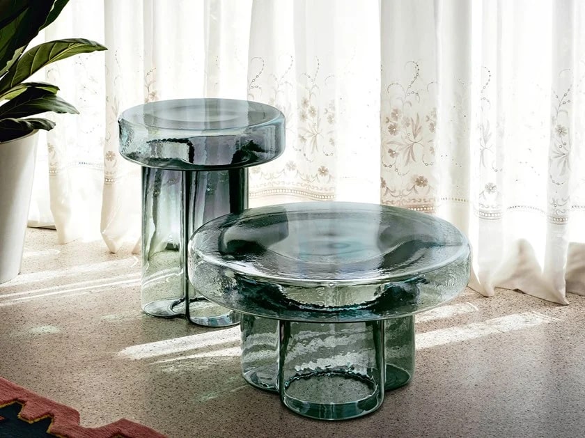 Miniforms Журнальный столик Soda Petrol Green d38 от Miniforms — в интерьере