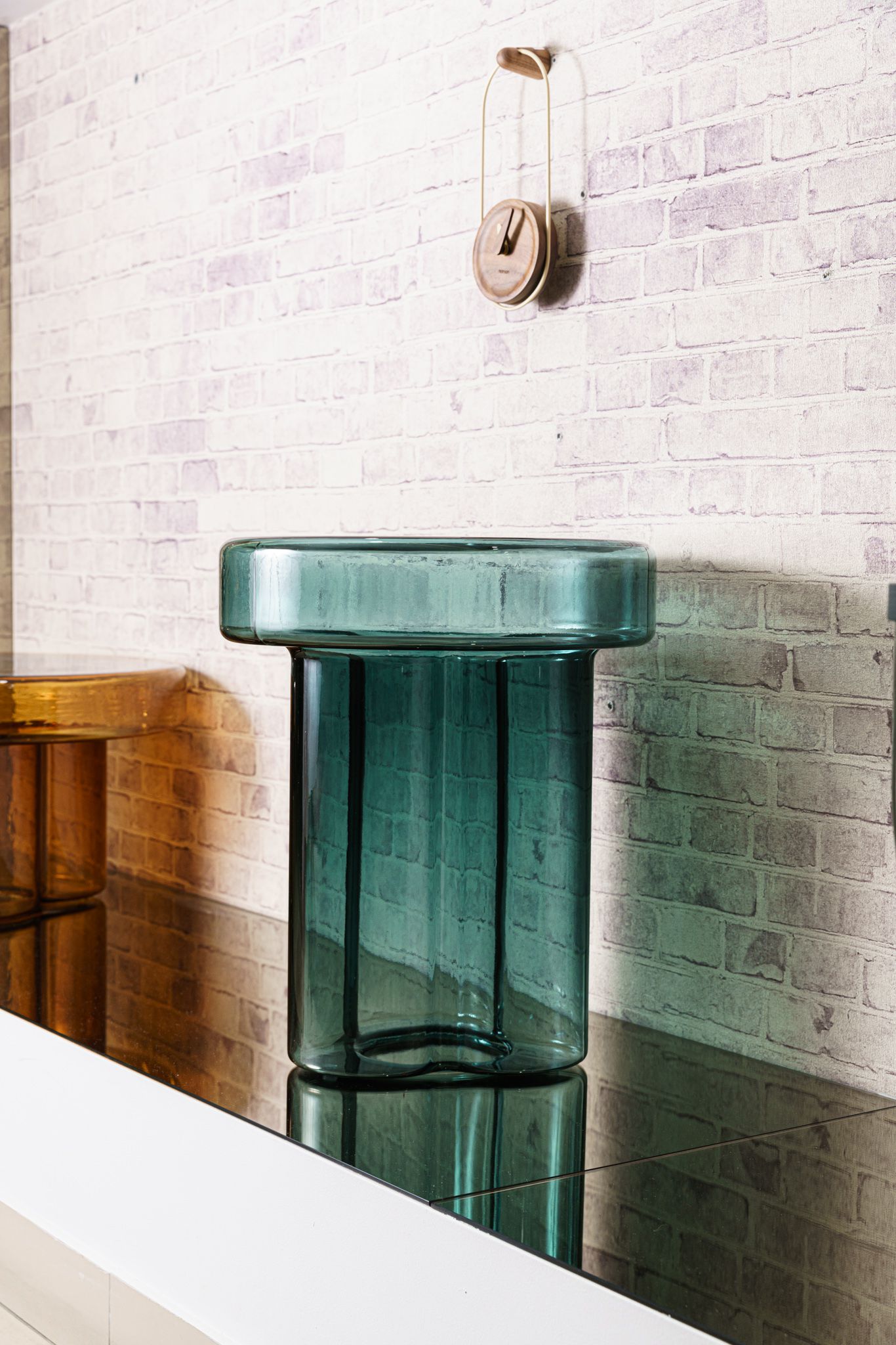 Miniforms Журнальный столик Soda Petrol Green d38 от Miniforms — в интерьере