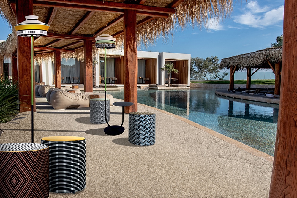 Contardi Садово-парковый светильник Calypso FL Outdoor от Contardi — в интерьере