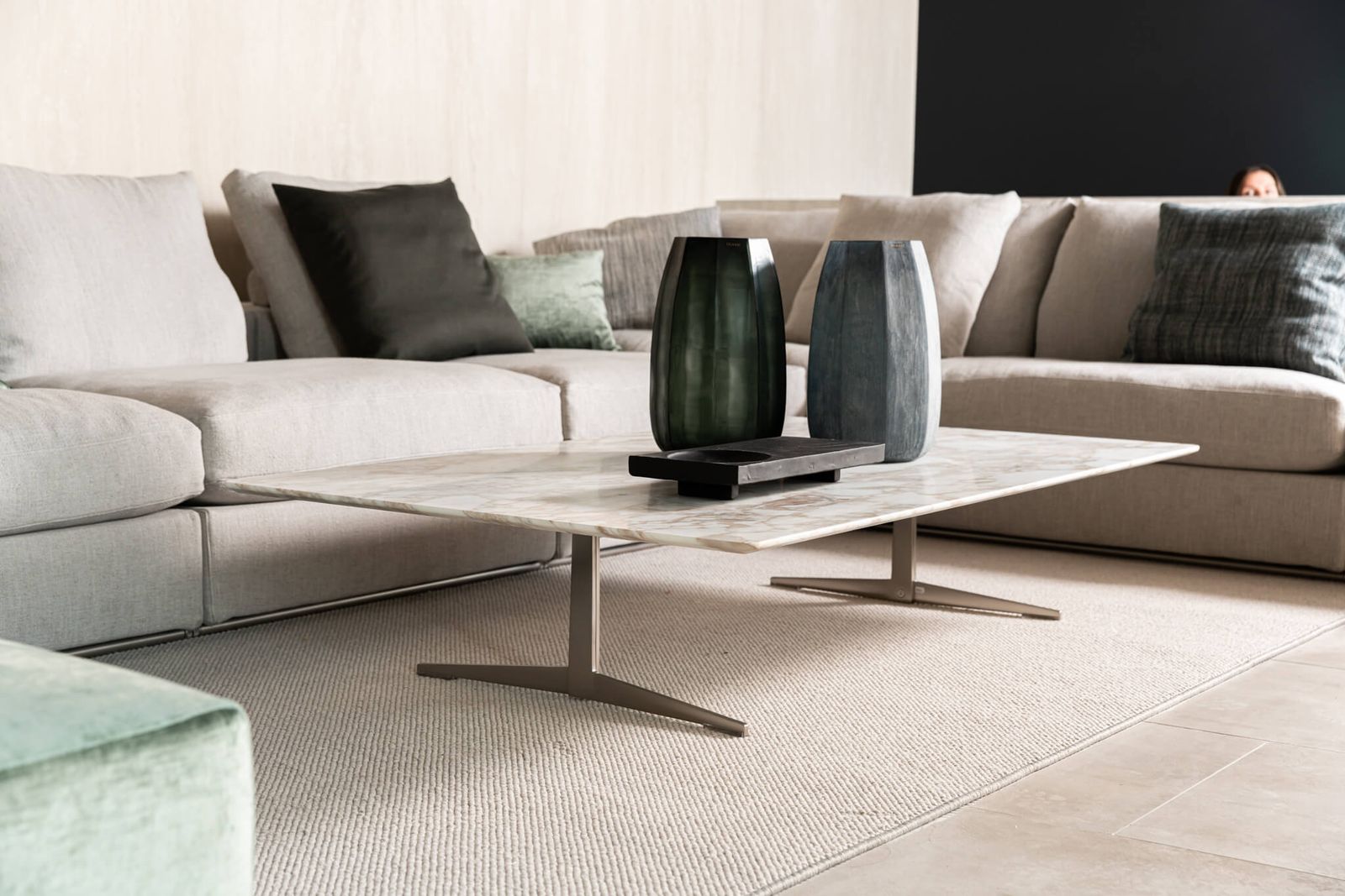 Flexform Диван Groundpiece угловой от Flexform — в интерьере