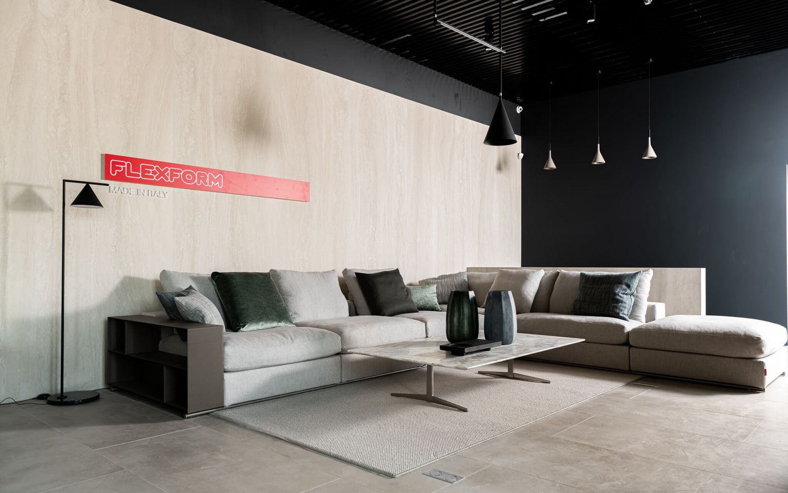 Flexform Диван Groundpiece угловой от Flexform — в интерьере