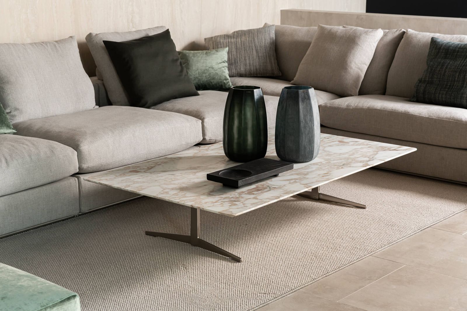 Flexform Диван Groundpiece угловой от Flexform — в интерьере