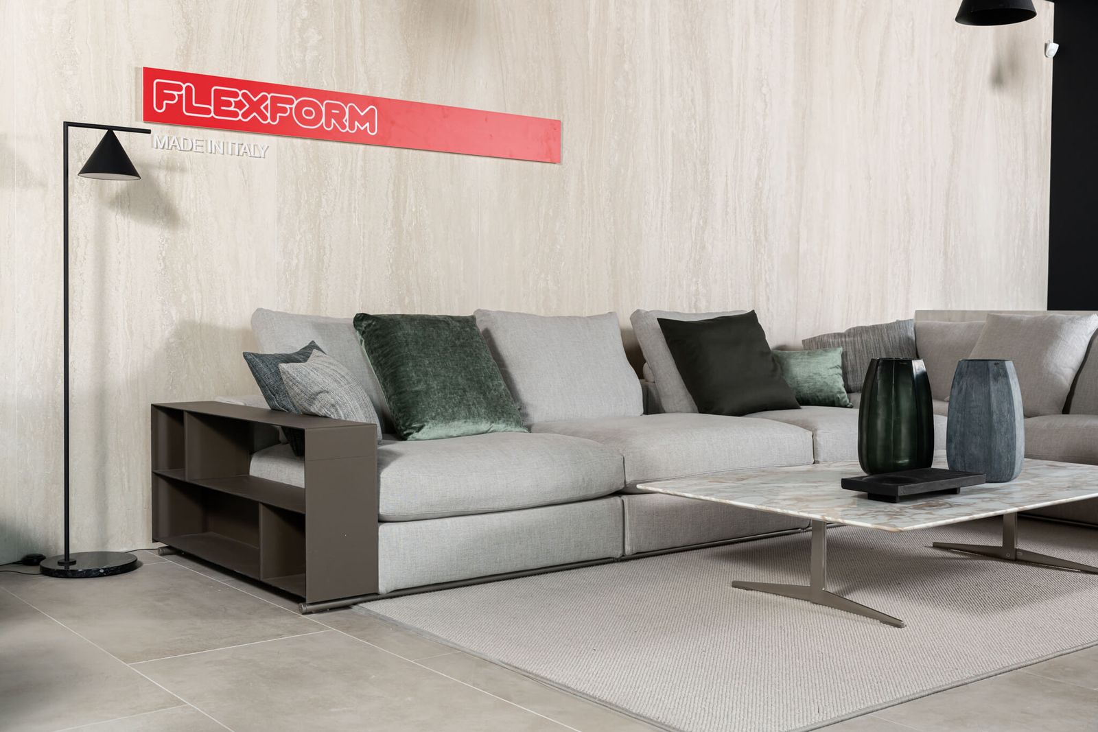 Flexform Диван Groundpiece угловой от Flexform — в интерьере