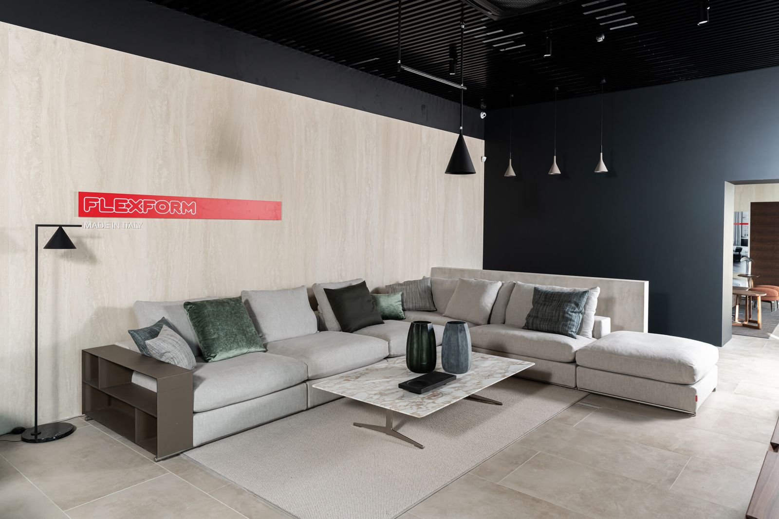 Flexform Диван Groundpiece угловой от Flexform — в интерьере