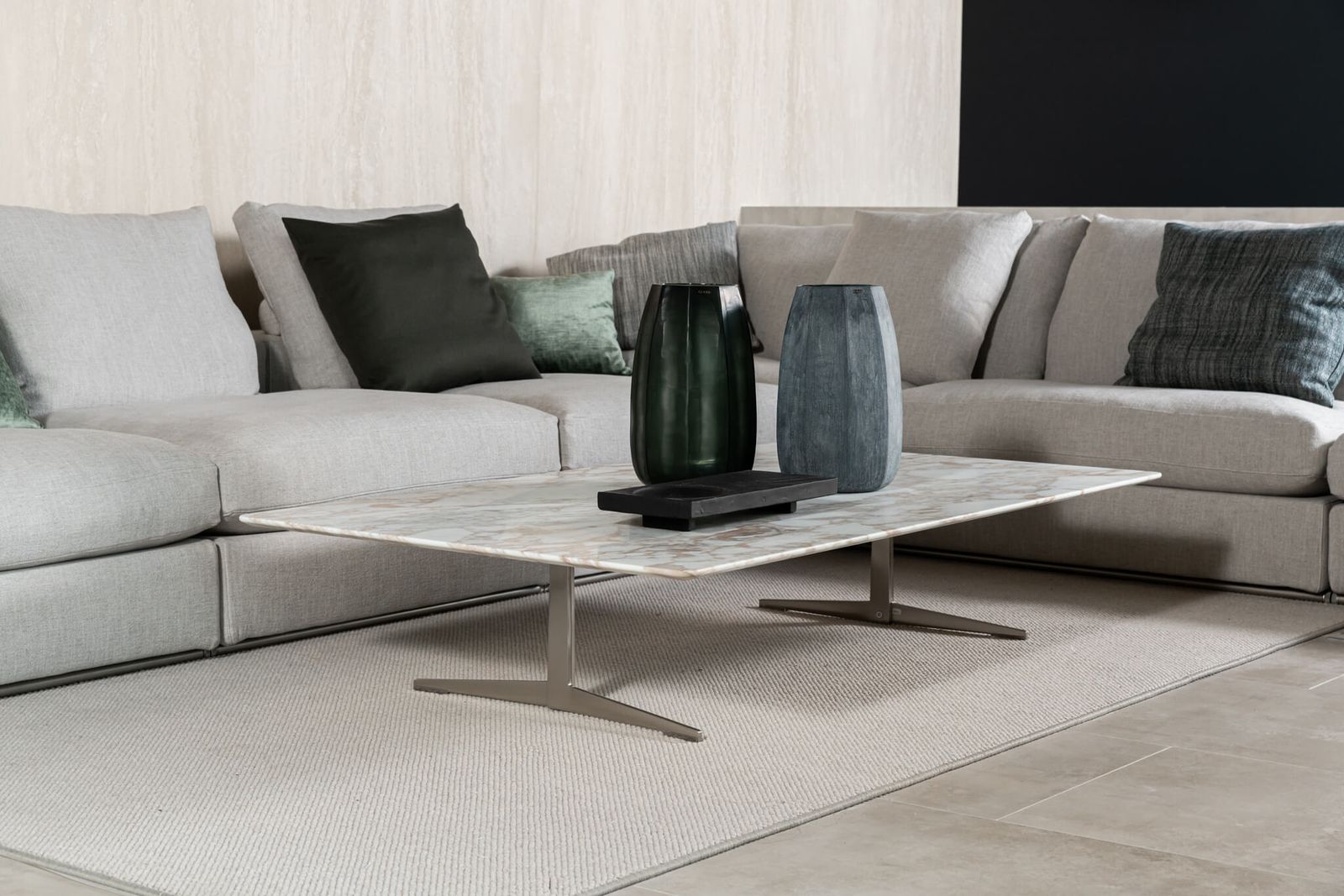 Flexform Диван Groundpiece угловой от Flexform — в интерьере