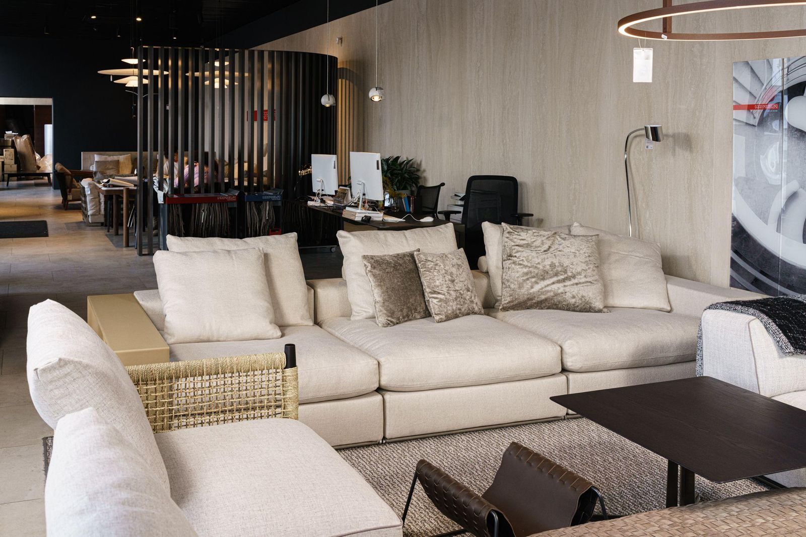 Flexform Диван Groundpiece от Flexform — в интерьере