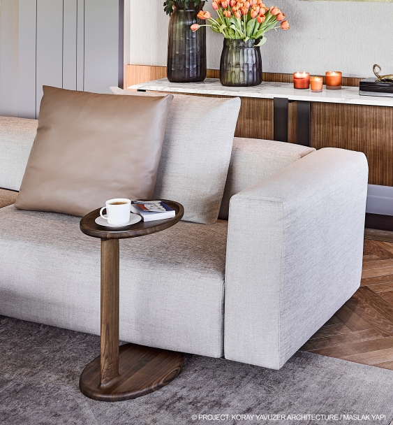 Flexform Журнальный столик Oliver CW/Ashwood Brown от Flexform — в интерьере