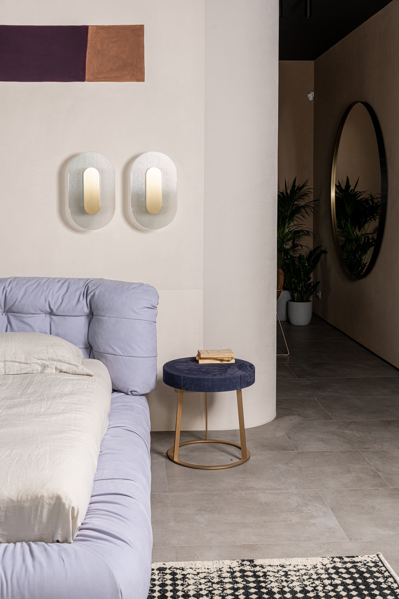Baxter Кровать Milano Kashmir Lavande от Baxter — в интерьере