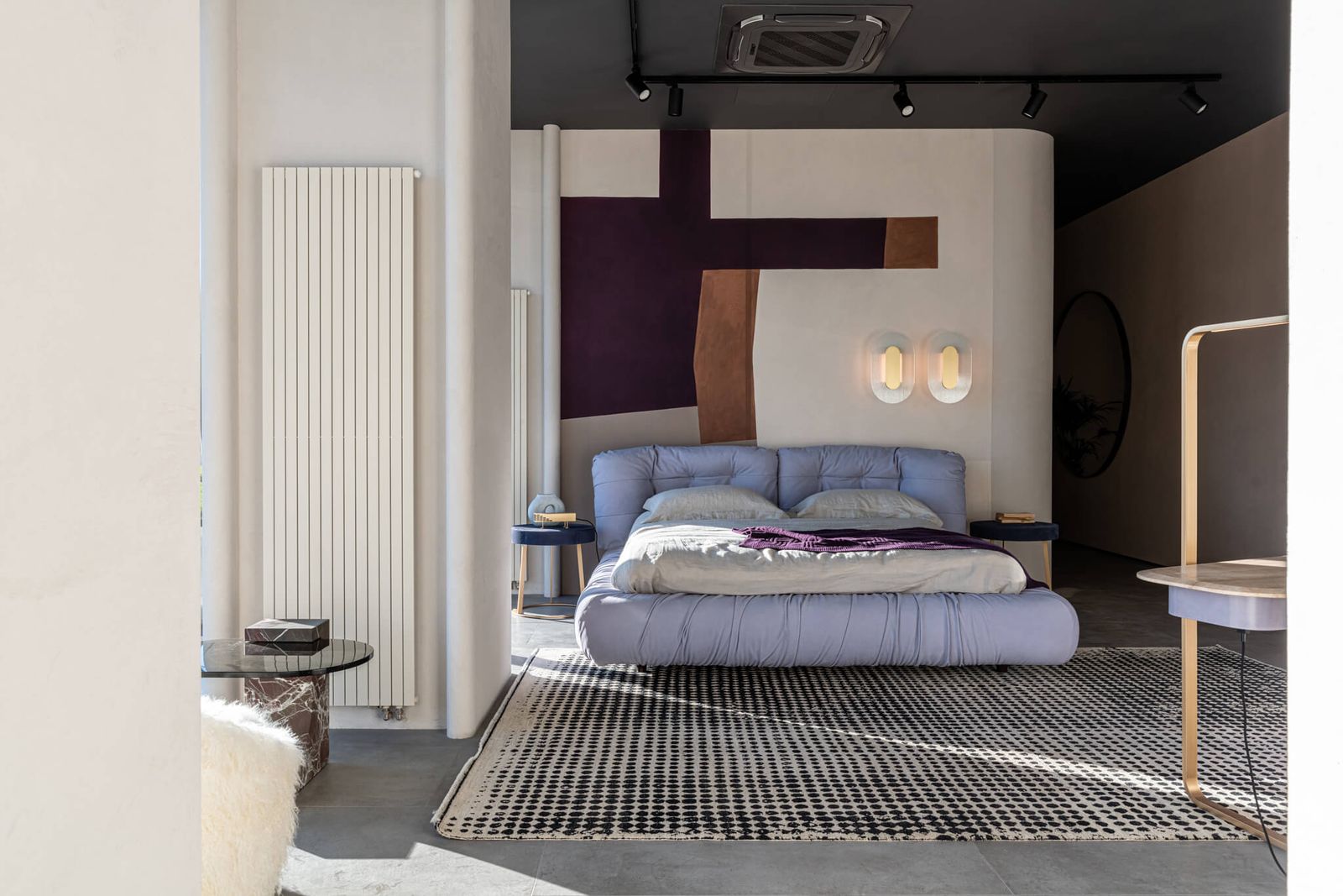 Baxter Кровать Milano Kashmir Lavande от Baxter — в интерьере