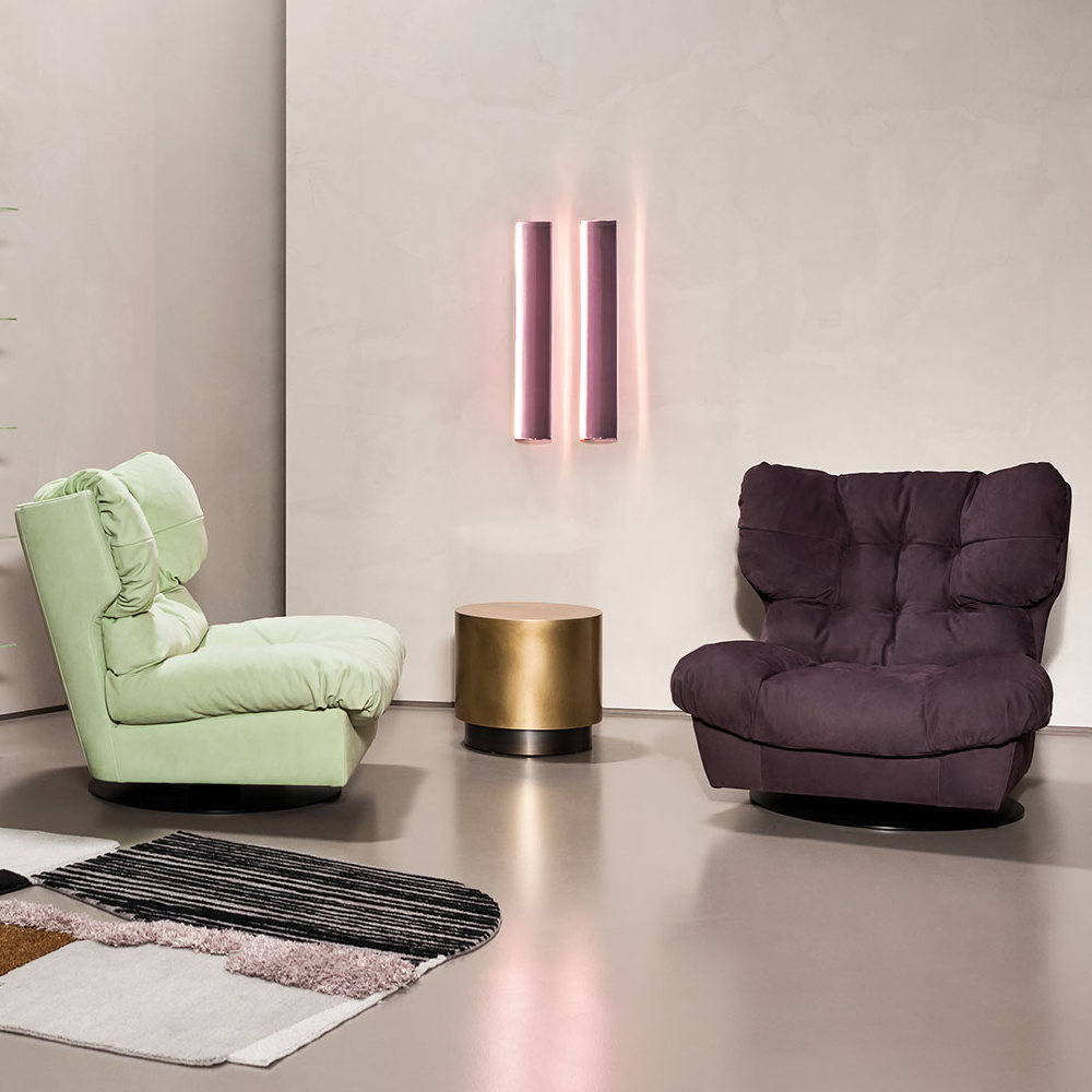 Baxter Кресло Milano Kashmir Souris от Baxter — в интерьере