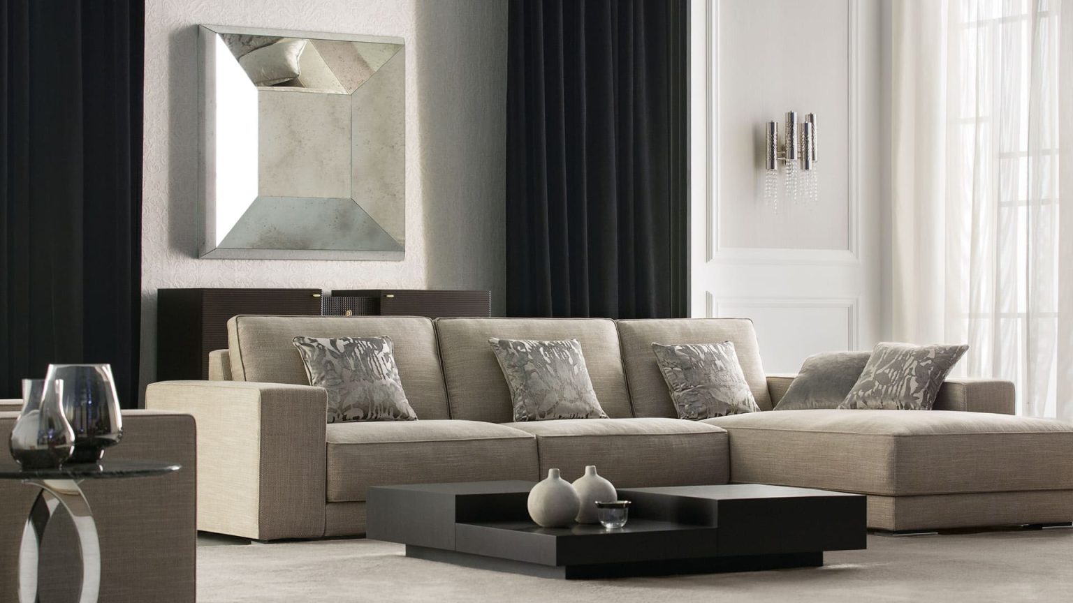 Opera Contemporary Зеркало Boris 43011 от Opera Contemporary — в интерьере