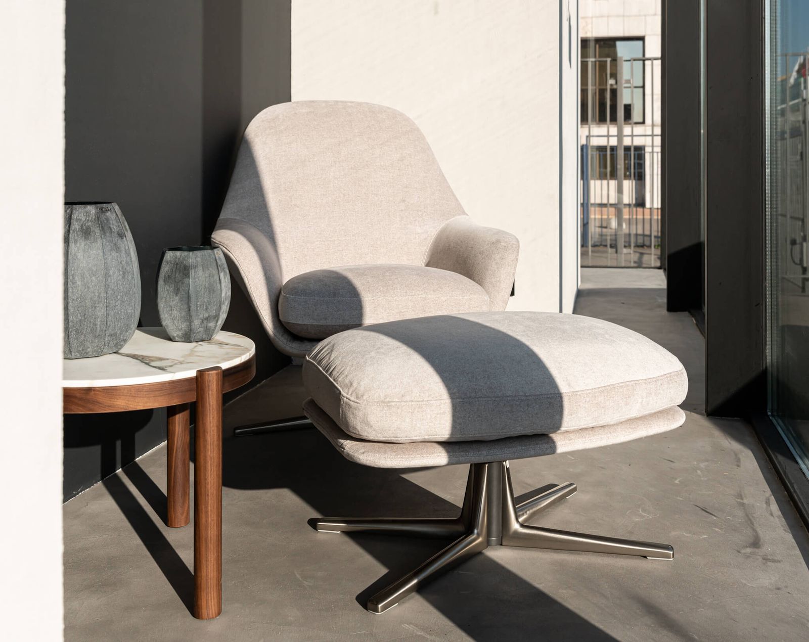 Flexform Пуф Sveva Soft от Flexform — в интерьере