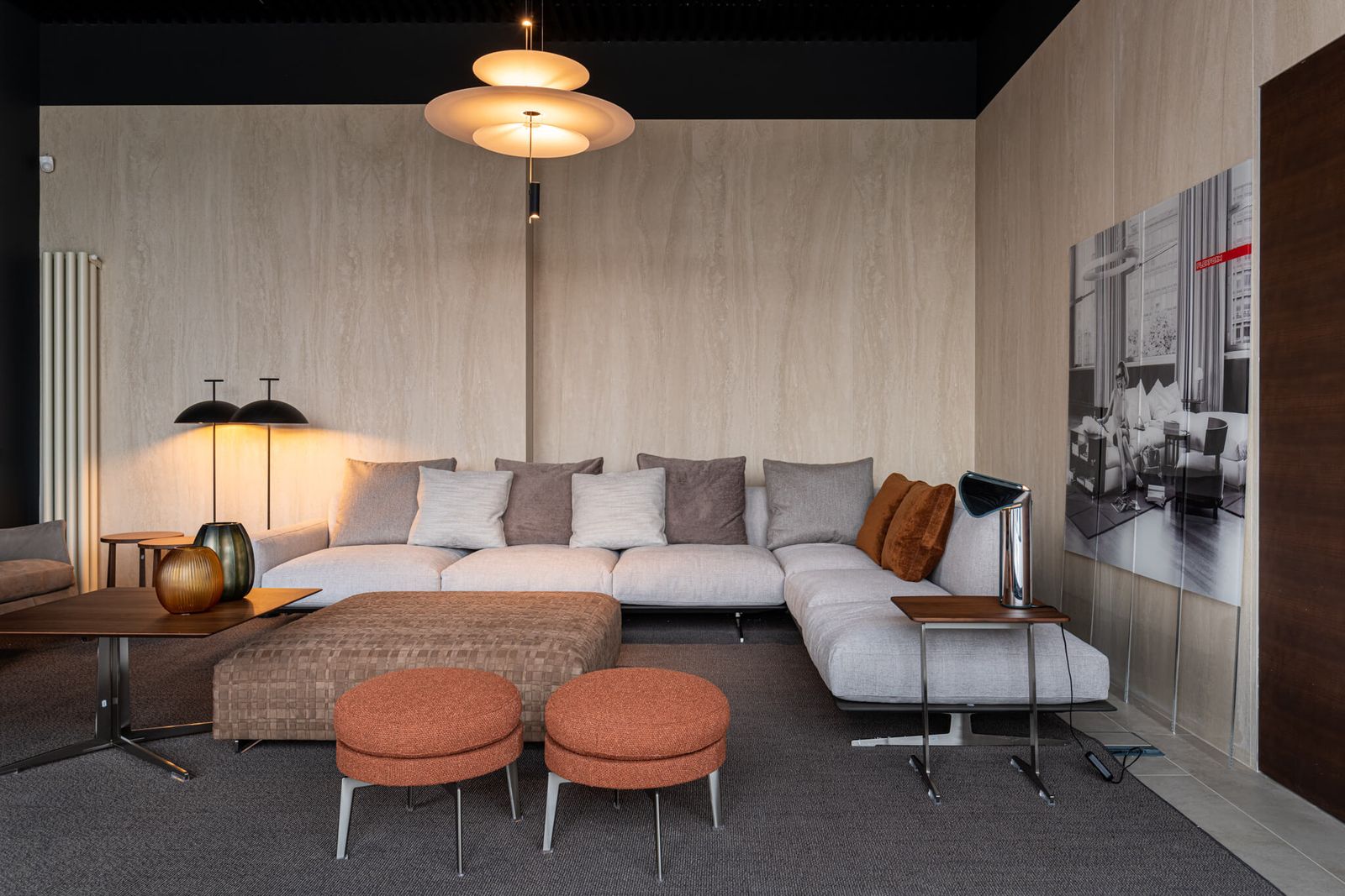 Flexform Пуф Feel Good Elettra 20 от Flexform — в интерьере