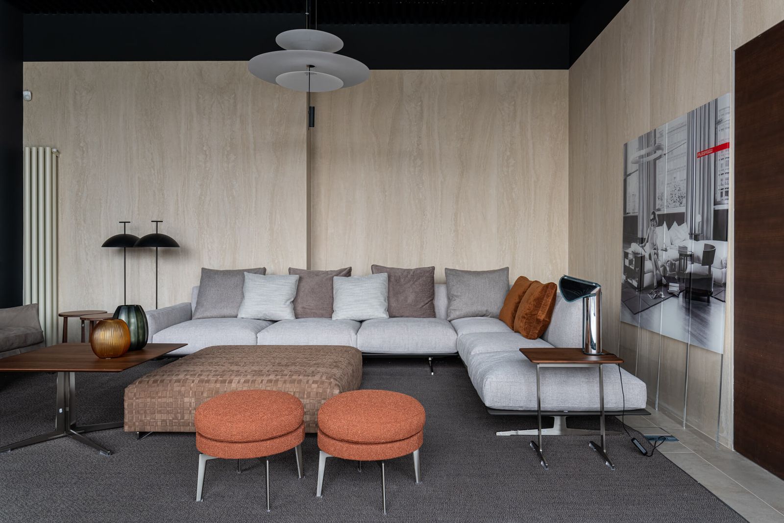 Flexform Пуф Feel Good Elettra 20 от Flexform — в интерьере
