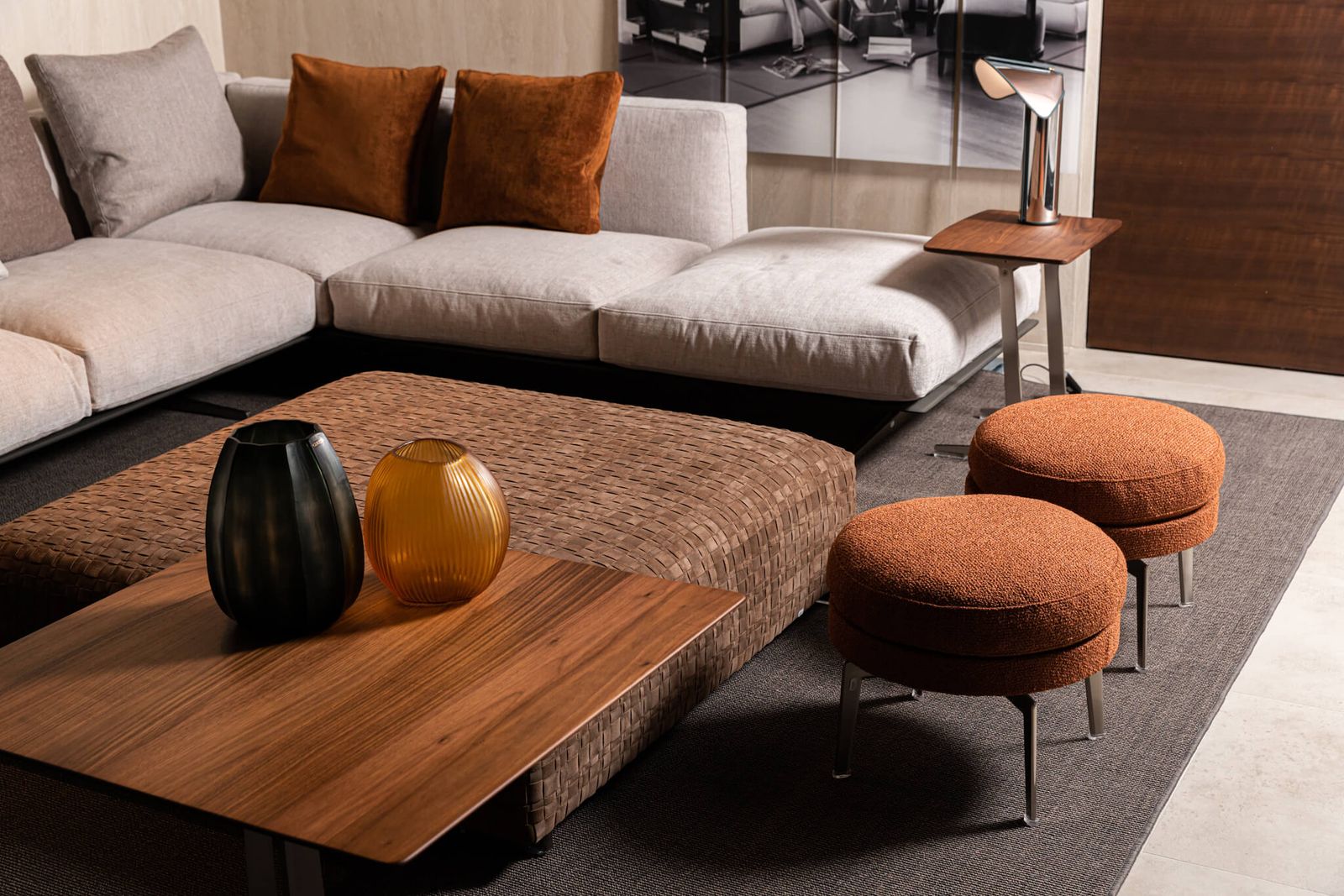 Flexform Пуф Feel Good Elettra 20 от Flexform — в интерьере