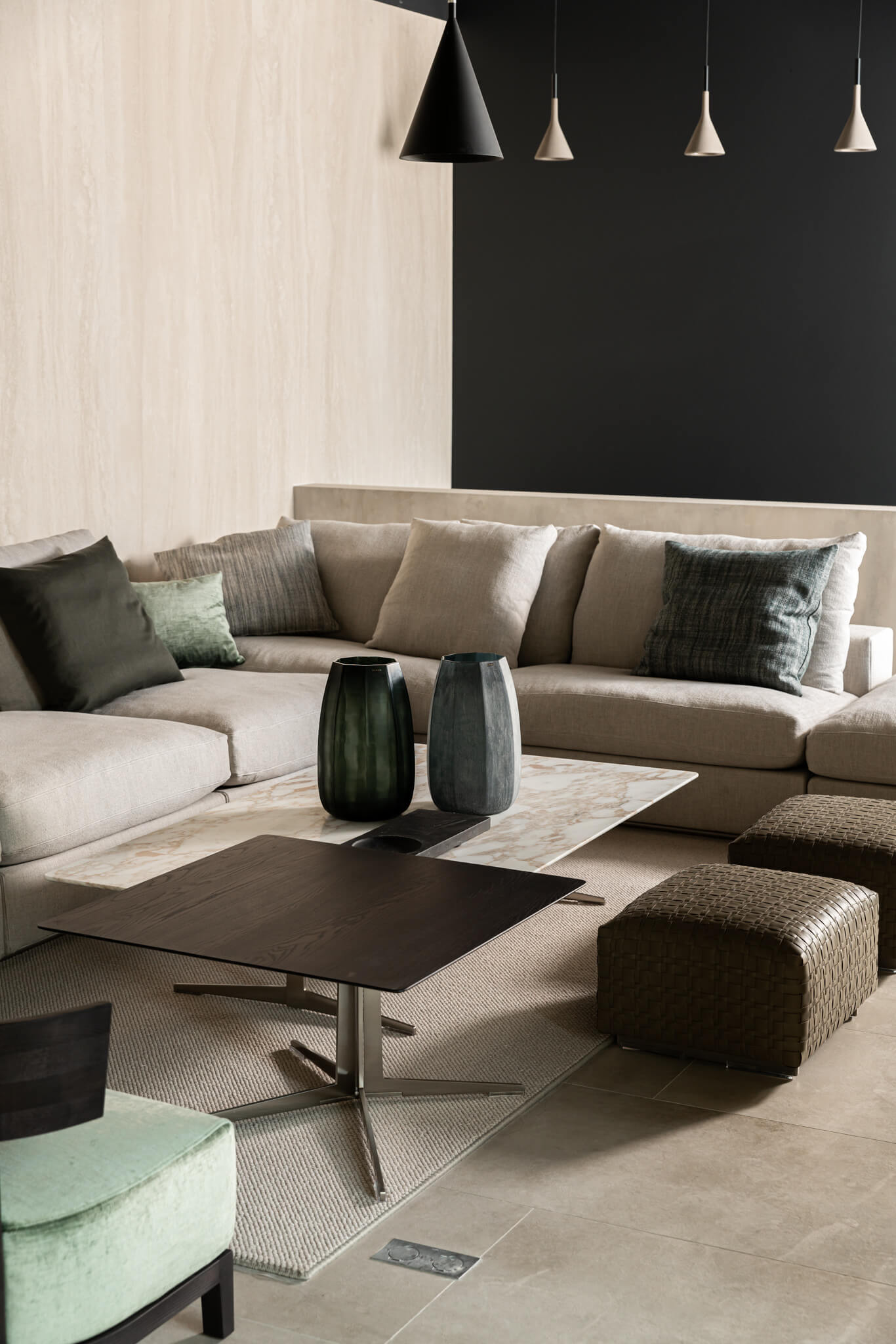 Flexform Журнальный столик Fly Calacata 170*100 от Flexform — в интерьере