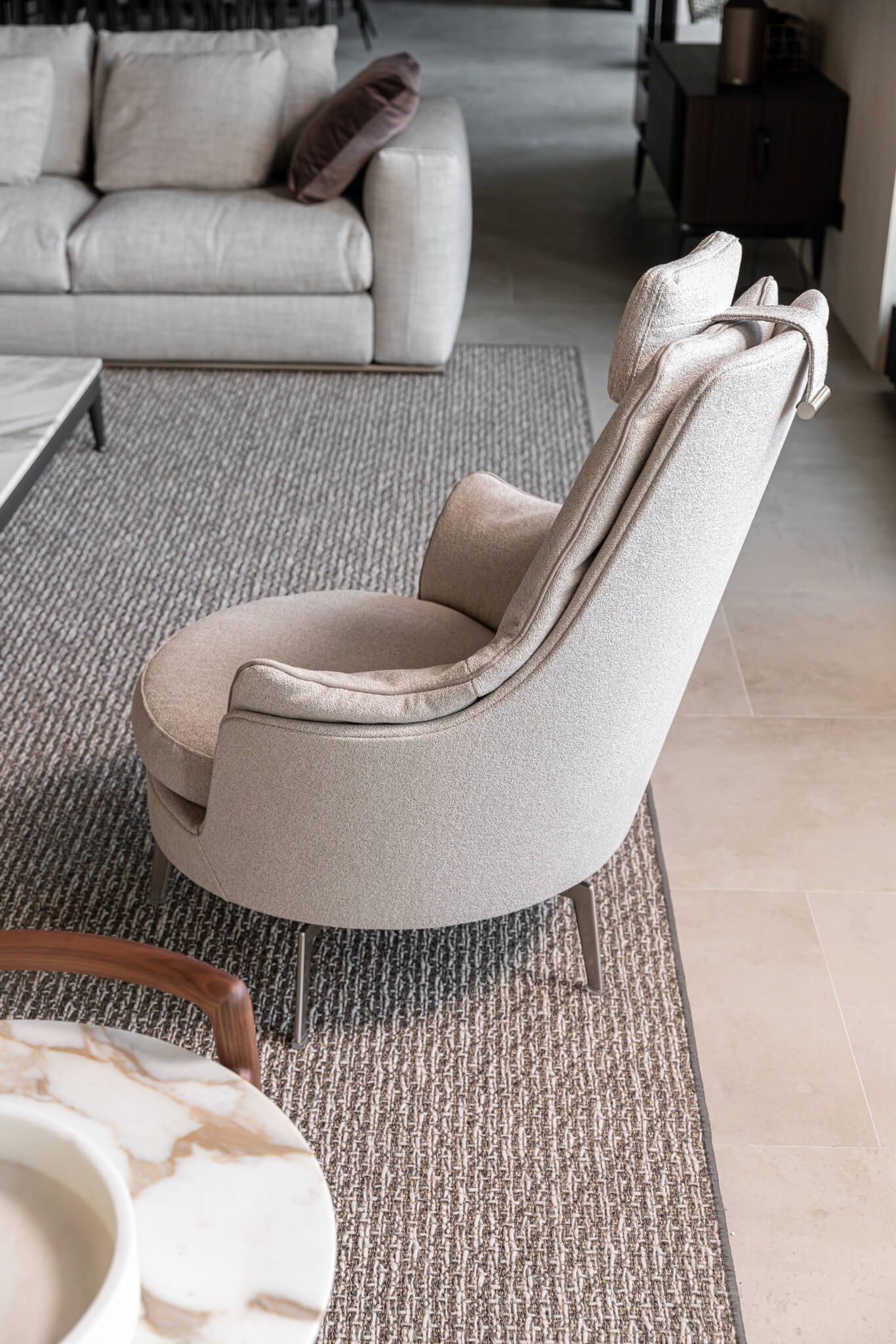 Flexform Кресло Guscioalto от Flexform — в интерьере