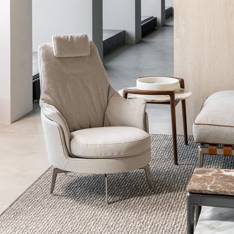 Flexform Кресло Guscioalto от Flexform — в интерьере