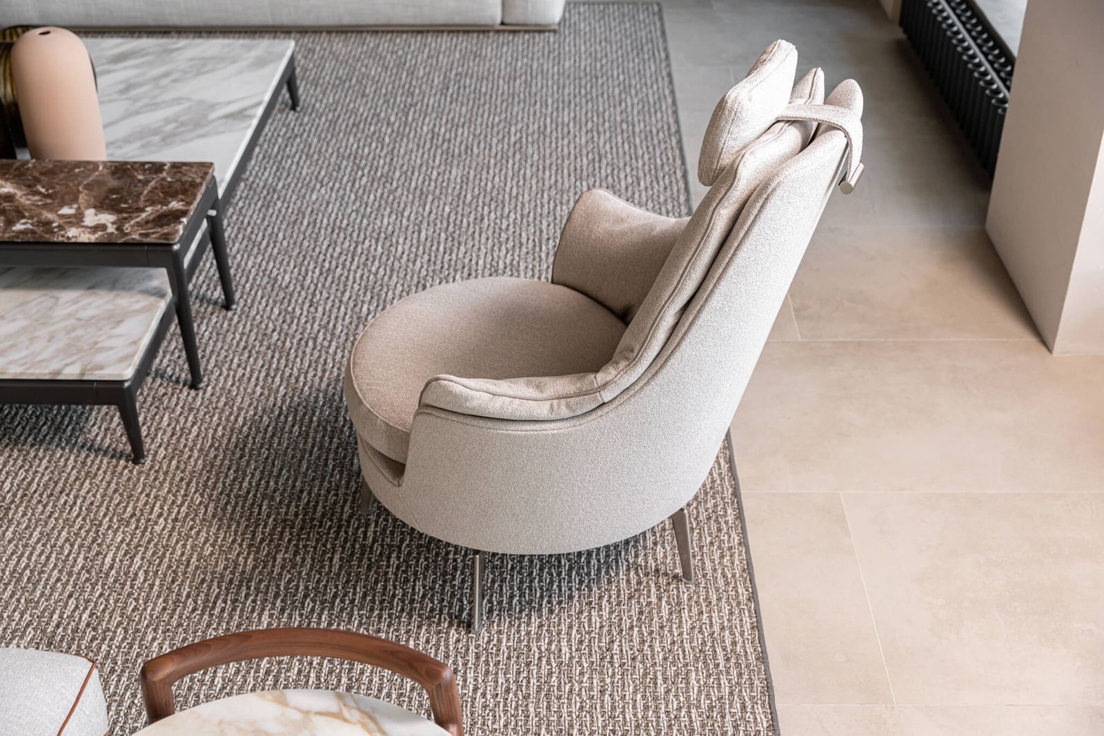 Flexform Кресло Guscioalto от Flexform — в интерьере