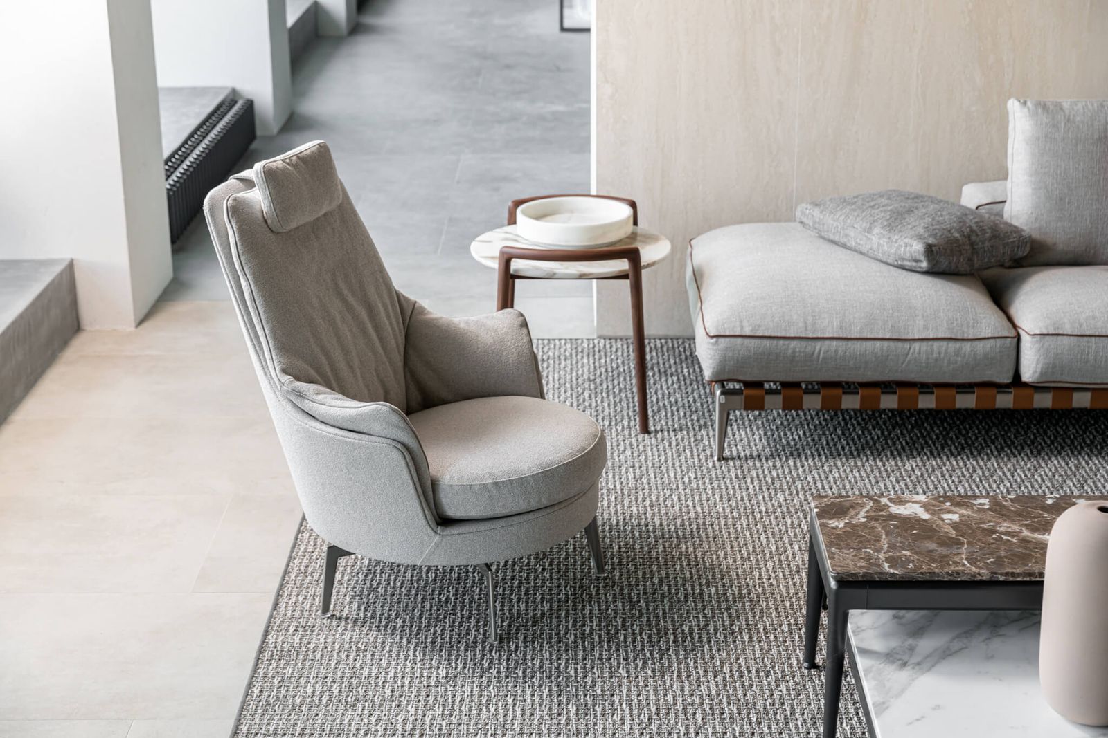 Flexform Кресло Guscioalto от Flexform — в интерьере