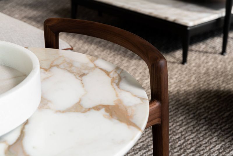 Flexform Журнальный столик Ascanio Calacata d60 от Flexform