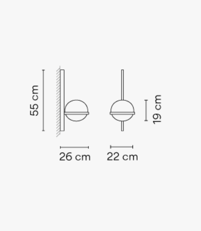 Vibia Бра Palma 3710/14 от Vibia