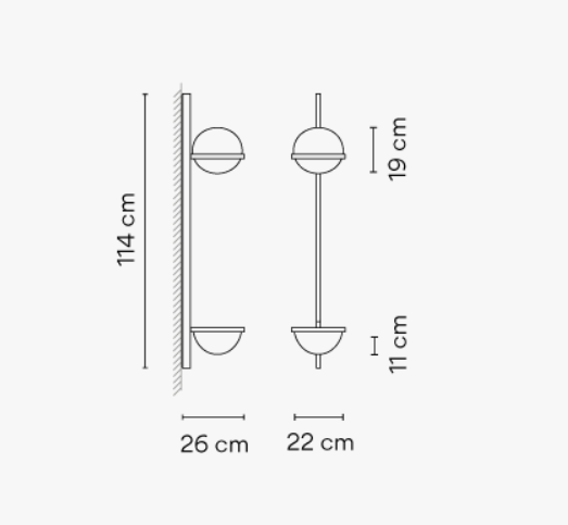 Vibia Бра Palma 3710/14 от Vibia