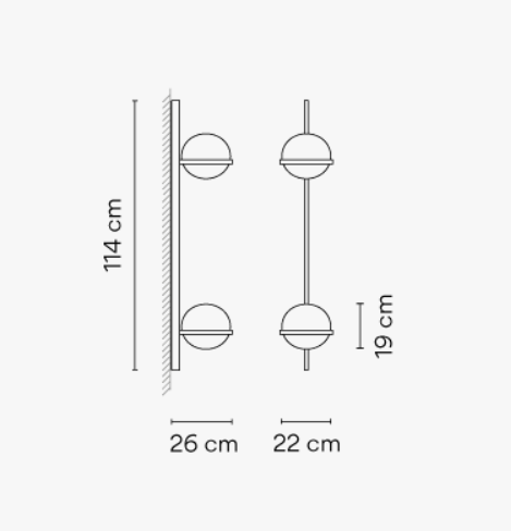 Vibia Бра Palma 3706/16 от Vibia