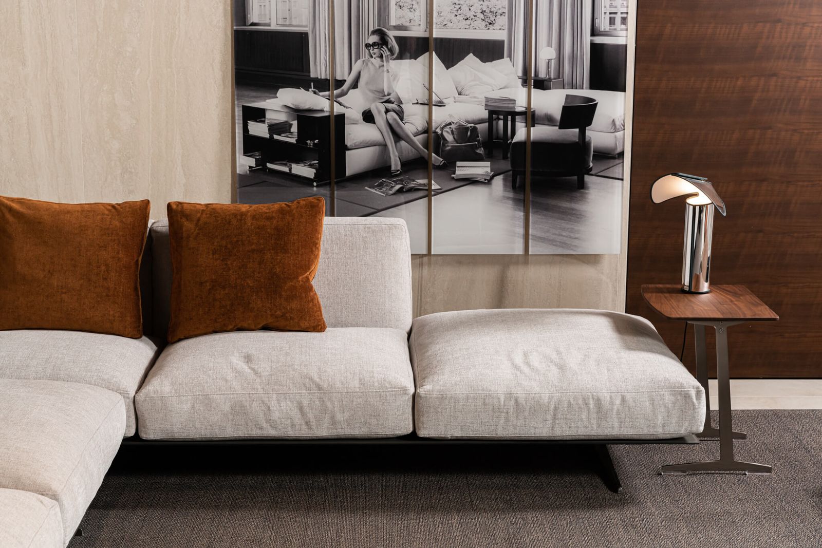 Flexform Диван Soft Dream угловой от Flexform — в интерьере