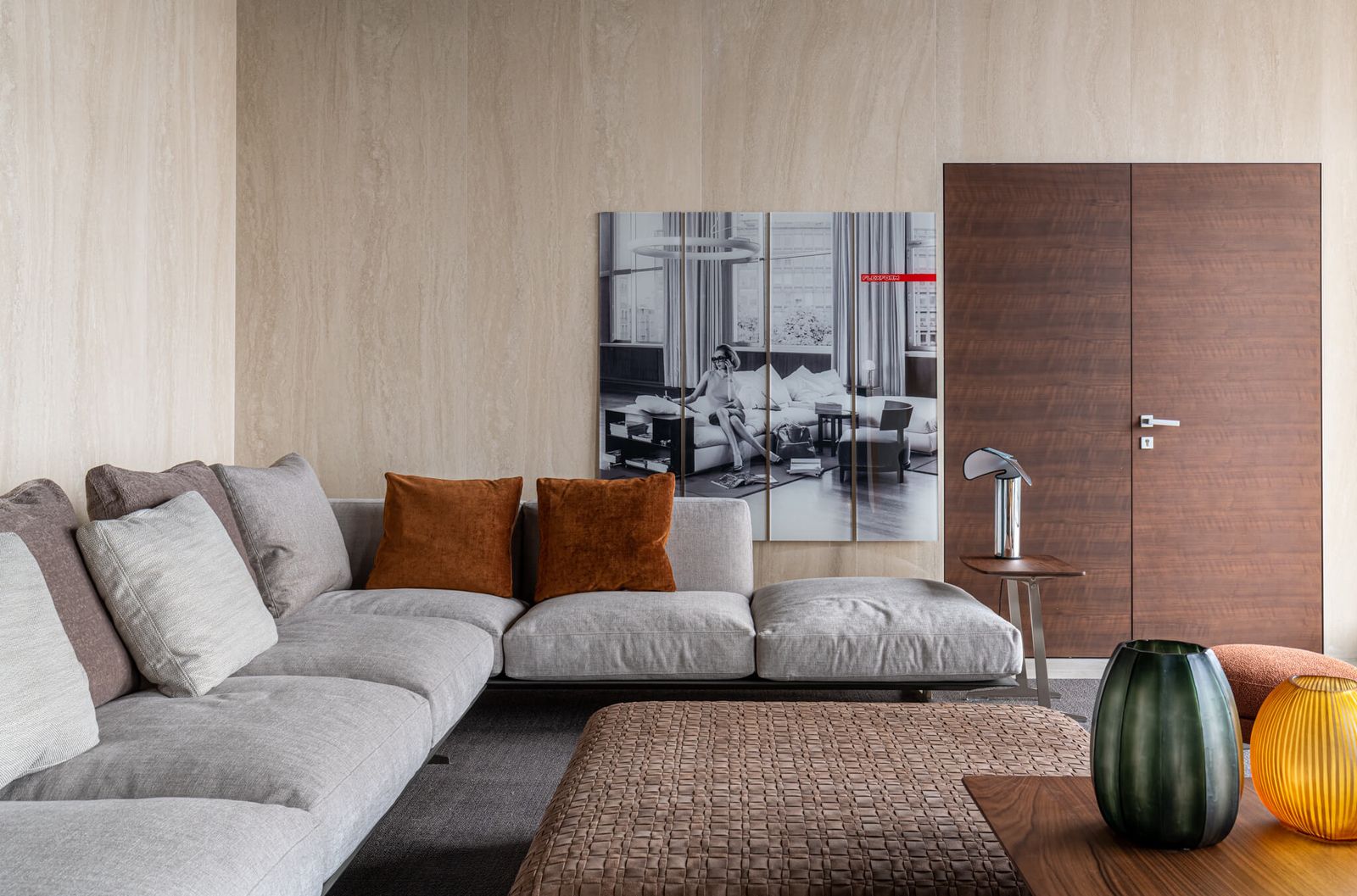 Flexform Диван Soft Dream угловой от Flexform — в интерьере