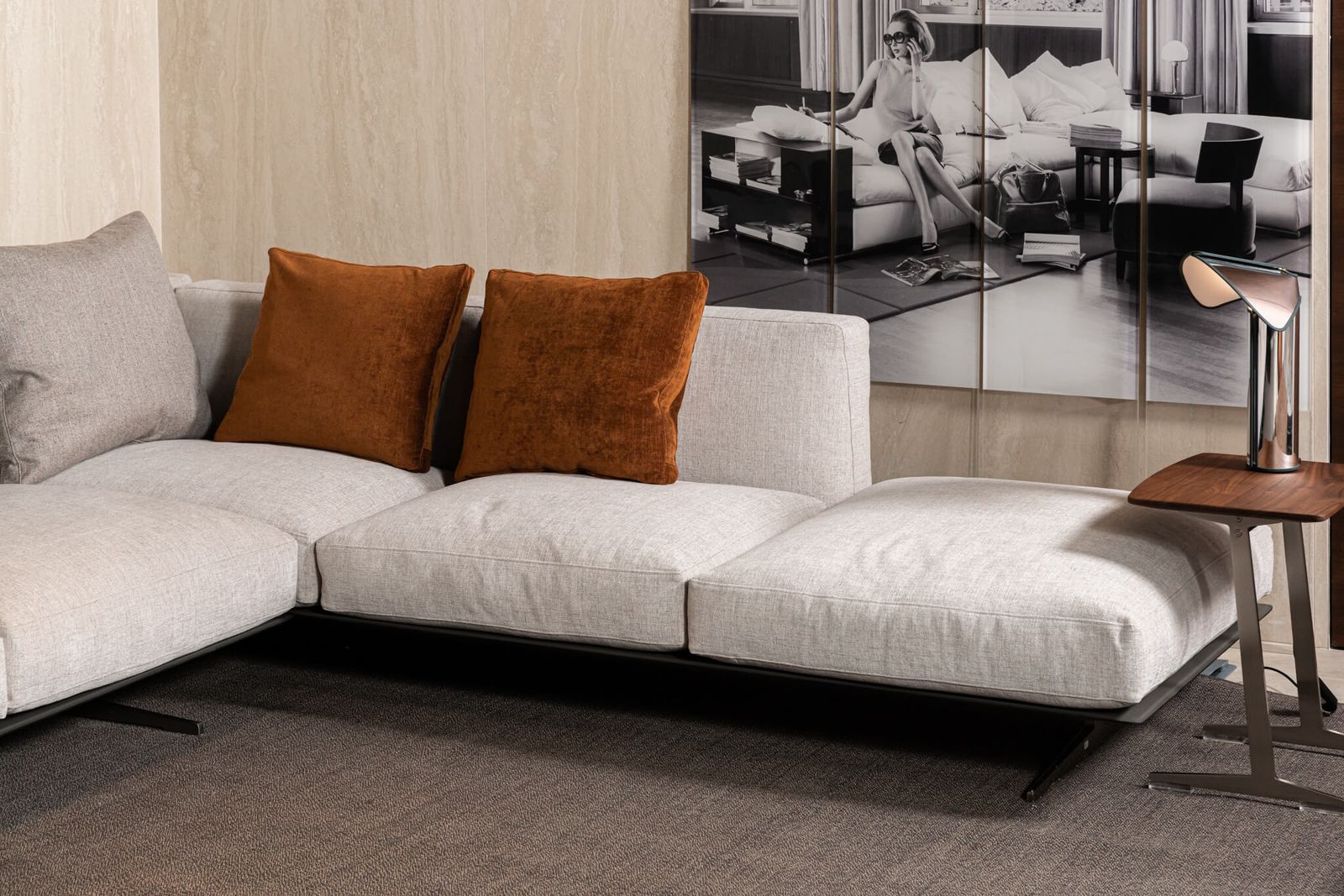 Flexform Диван Soft Dream угловой от Flexform — в интерьере