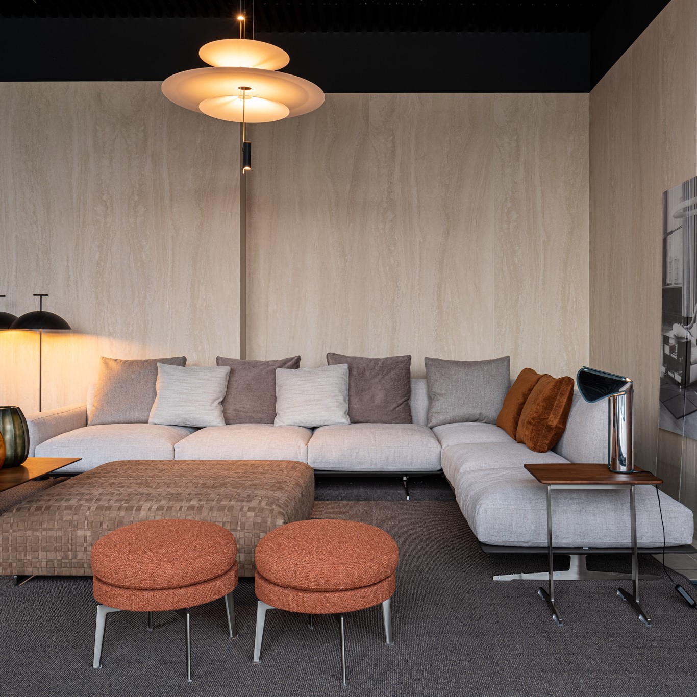 Flexform Диван Soft Dream угловой от Flexform — в интерьере
