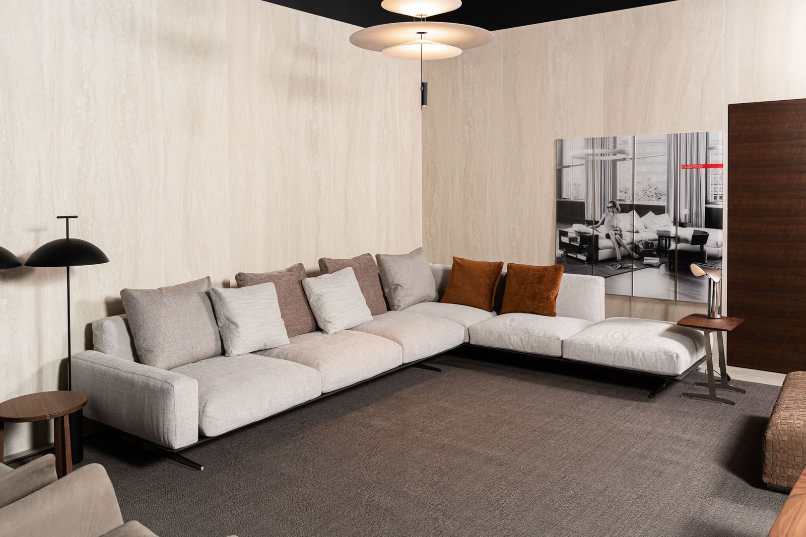 Flexform Диван Soft Dream угловой от Flexform — в интерьере