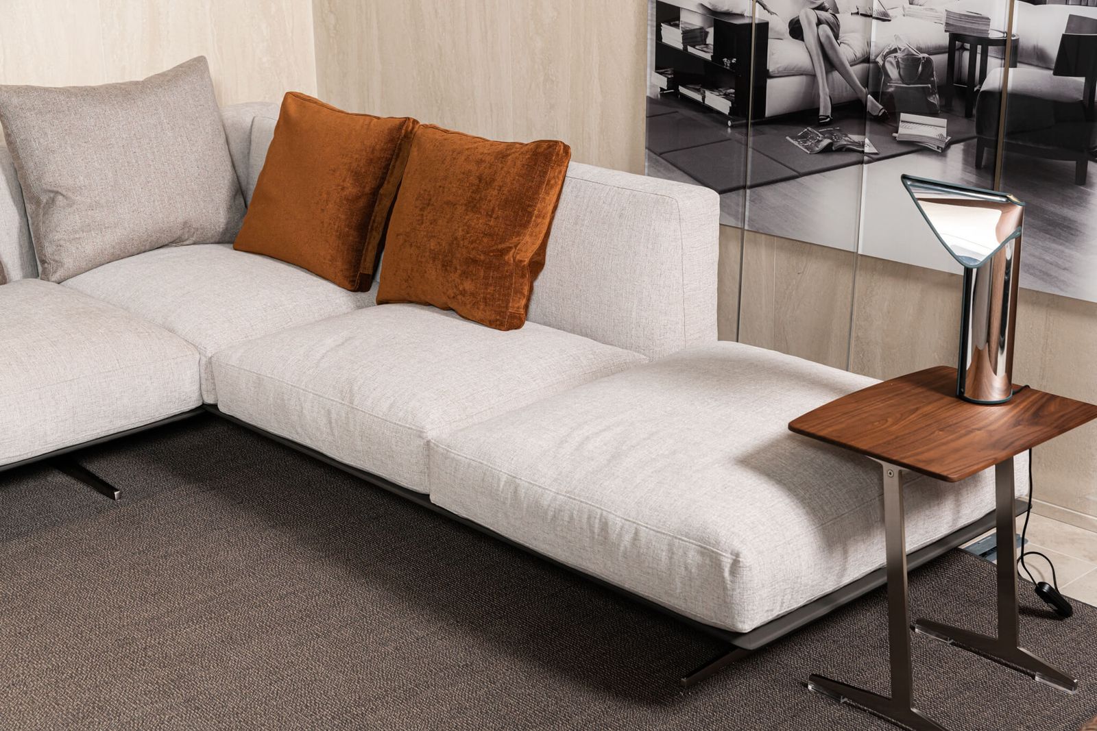 Flexform Диван Soft Dream угловой от Flexform — в интерьере