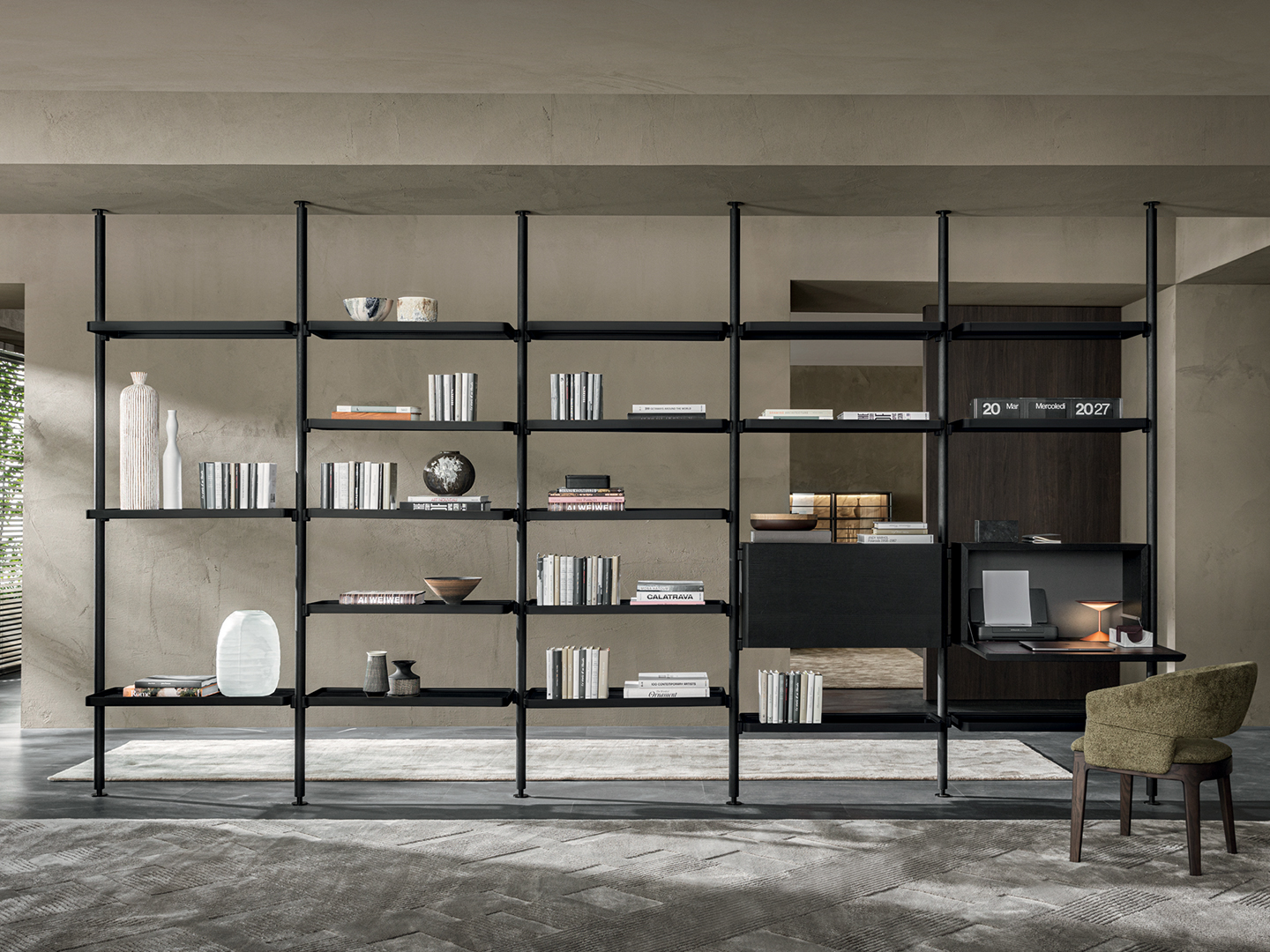 Molteni&C Стеллаж Hector от Molteni & C — в интерьере