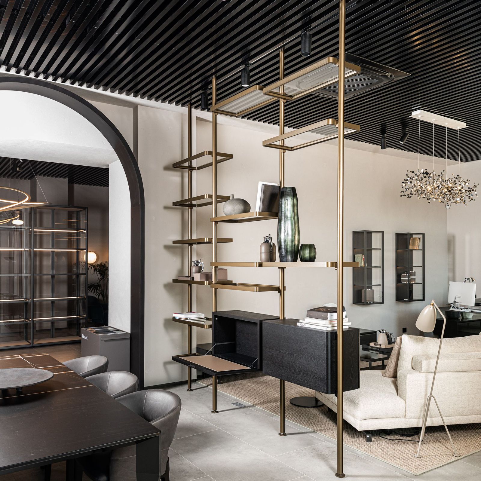 Molteni&C Стеллаж Hector от Molteni & C — в интерьере