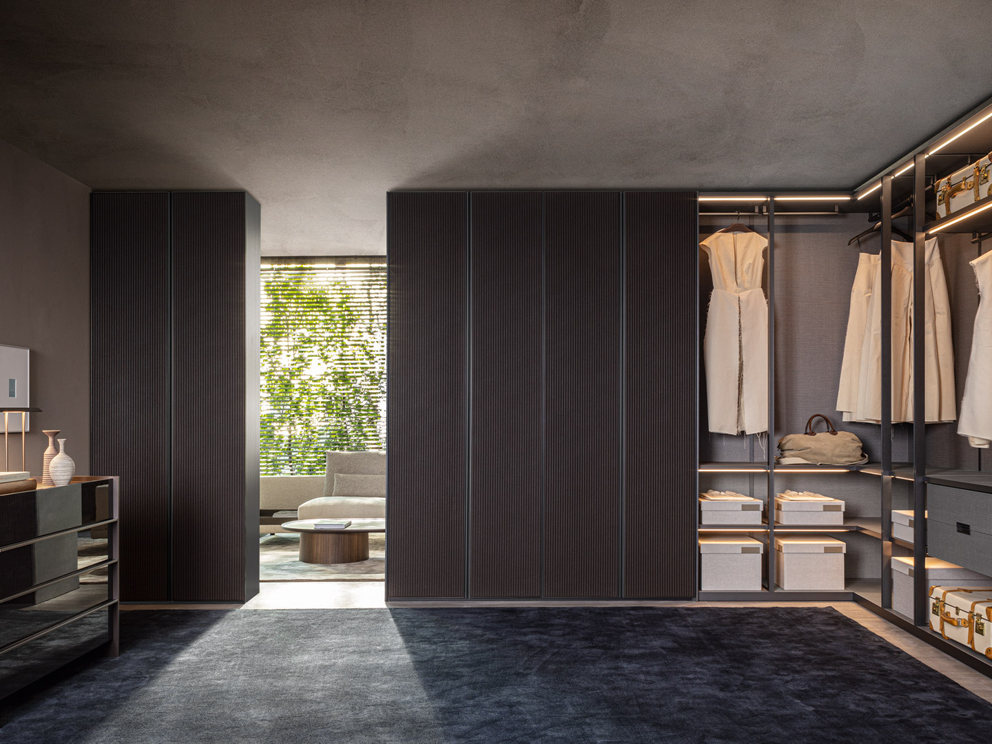 Molteni&C Шкаф GLIS MASTER BAMBOO 4-дверный от Molteni & C — в интерьере